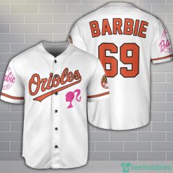 Baltimore Orioles Barbie Baseball Jersey Shirt Custom Name Number For Fans Product Photo 1