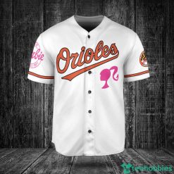 Baltimore Orioles Barbie Baseball Jersey White Product Photo 2