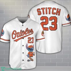 Baltimore Orioles Lilo And Stitch Baseball Jersey Shirt Custom Name Number Team Gift Product Photo 1