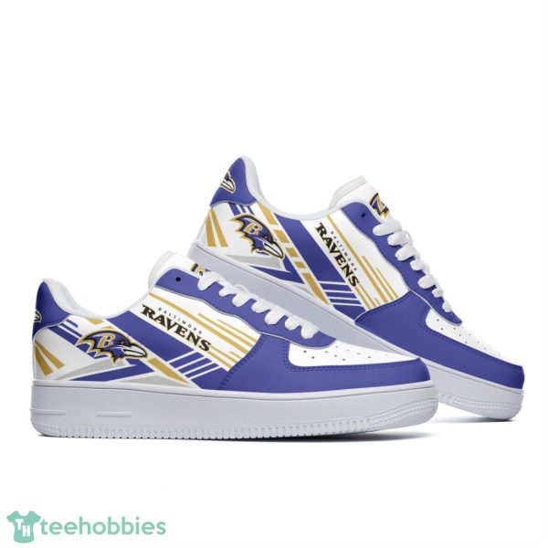 Baltimore Ravens Air Force 1 Shoes Sport Sneakers Team Shoes Product Photo 2