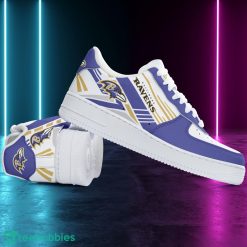 Baltimore Ravens Air Force 1 Shoes Sport Sneakers Team Shoes Product Photo 3