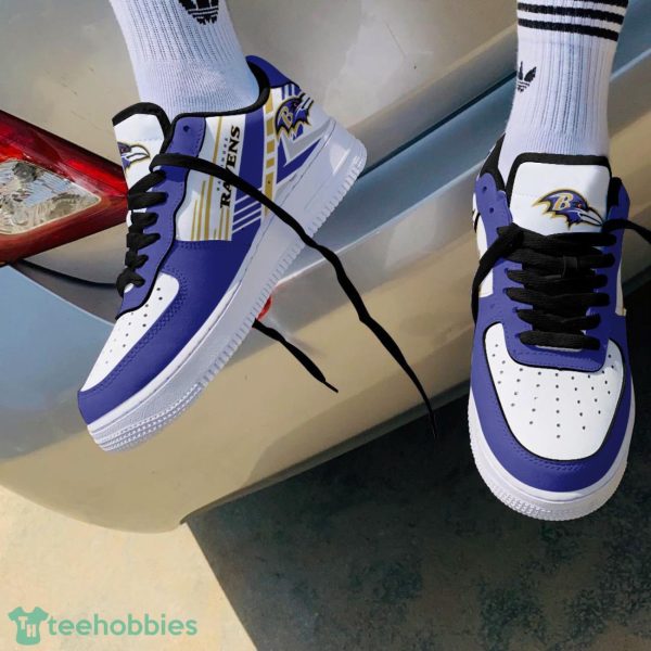 Baltimore Ravens Air Force 1 Shoes Sport Sneakers Team Shoes Product Photo 4