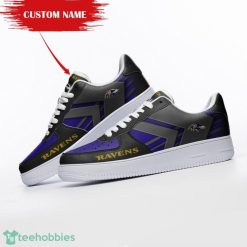 Baltimore Ravens Custom Name Air Force Shoes Sport Running Sneakers Product Photo 2