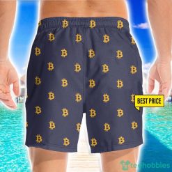 Bitcoin Seamless Pattern 3D Beach Shorts For Men Gift Summer Gift Product Photo 2