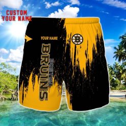 Boston Bruins 3D Shorts All printing Beach Shorts Custom Name For Fans Product Photo 1