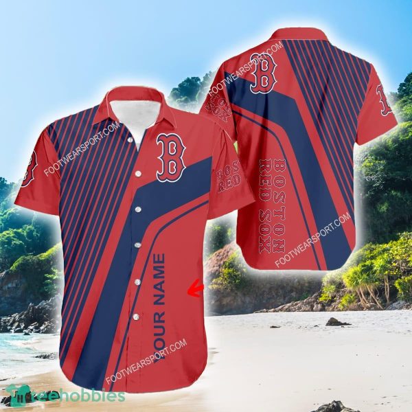 Boston Red Sox Authentic Aloha Hawaiian Shirt Gift For Fans Custom Name - Boston Red Sox Authentic Aloha Hawaiian Shirt Gift For Fans Custom Name