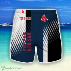 Boston Red Sox Beach Shorts For Sport Fans Team Summer Gift Custom Name Product Photo 1