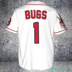 Boston Red Sox Looney Tunes Bugs Bunny Baseball Jersey White Product Photo 3