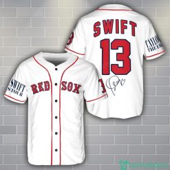 Boston Red Sox Taylor Swift Baseball Jersey Shirt Custom Name Number For Fans Product Photo 1