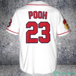 Boston Red Sox Winnie the Pooh Baseball Jersey White Product Photo 3