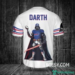 Buffalo Bills Darth Vader Baseball Jersey White Product Photo 3