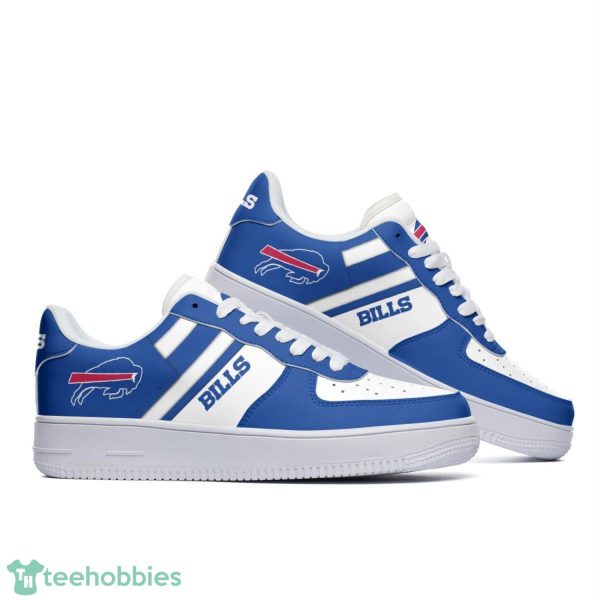 Buffalo Bills Shoes Air Force 1 Shoes White Blue Mix Color Shoes Product Photo 3
