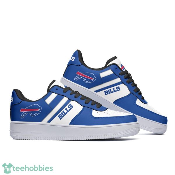 Buffalo Bills Shoes Air Force 1 Shoes White Blue Mix Color Shoes Product Photo 4
