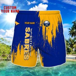 Buffalo Sabres 3D Shorts All printing Beach Shorts Custom Name For Fans Product Photo 1