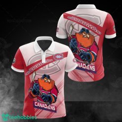 Canadiens Printing 3D Polo Shirt All Over Printed Sport Gift Trending Polo Shirt Product Photo 1