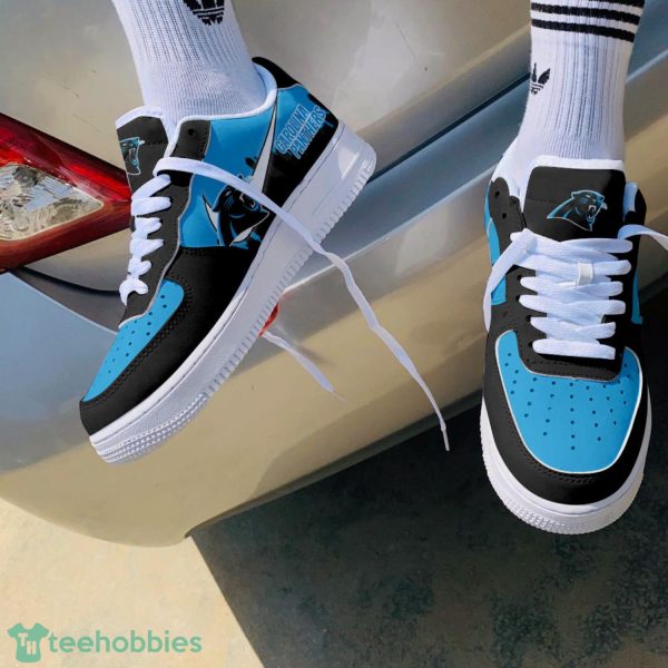 Carolina Panthers Logo Team Air Force Shoes Sport Fans Sneakers Product Photo 3