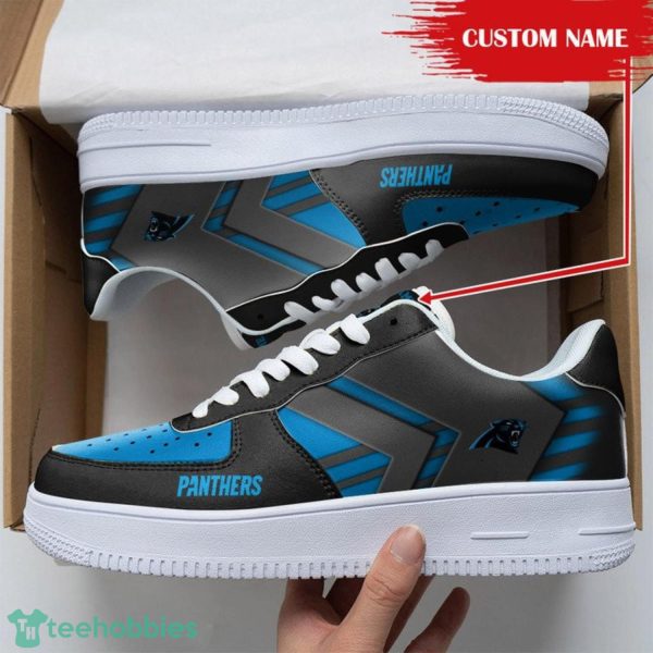 Carolina Panthers Personalized Name Sneakers Air Force Shoes Sport Fans Trending Shoes Product Photo 1