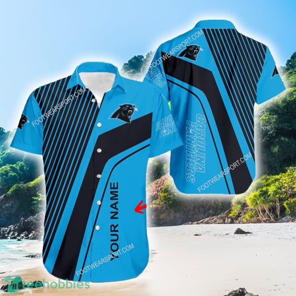 Carolina Panthers Signature Aloha Hawaiian Shirt For Men And Women Custom Name - Carolina Panthers Signature Aloha Hawaiian Shirt For Men And Women Custom Name