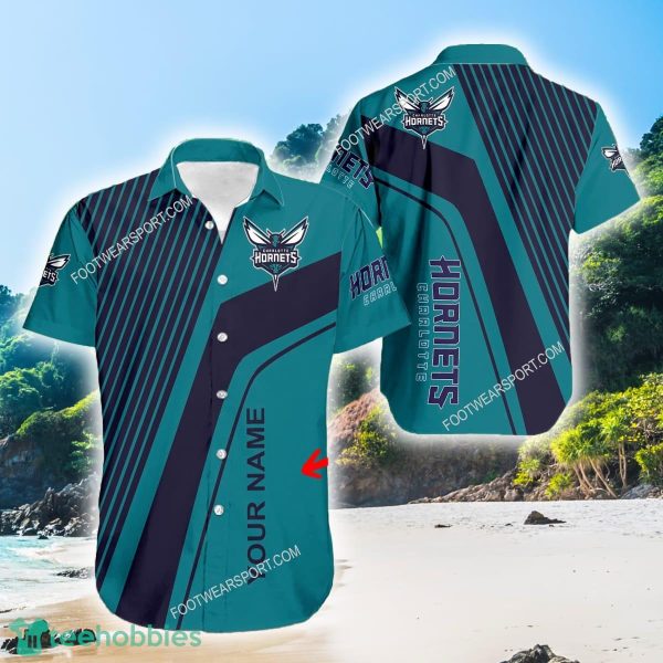 Charlotte Hornets Latest All Over Print Hawaiian Shirt Men And Women Gift Custom Name - Charlotte Hornets Latest All Over Print Hawaiian Shirt Men And Women Gift Custom Name