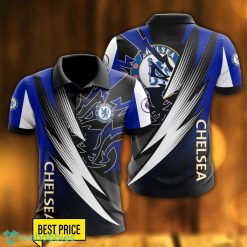 Chelsea F.C. 3D Polo Shirt Golf Lover Gift For Men Product Photo 1