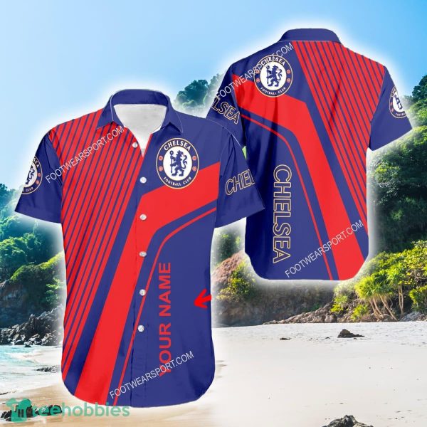 Chelsea Organic Logo Beach Hawaiian Shirt For Men And Women Custom Name - Chelsea Organic Logo Beach Hawaiian Shirt For Men And Women Custom Name