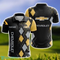 Chevrolet Caro And Logo 3D Polo Shirt For Men Limited Custom Name Product Photo 1