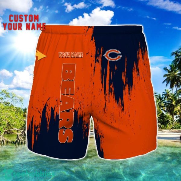 Chicago Bears 3D Shorts All printing Beach Shorts Custom Name For Fans Product Photo 1
