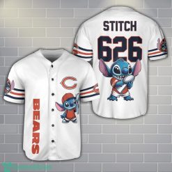 Chicago Bears Lilo And Stitch Champions Baseball Jersey Shirt Custom Name Number Team Gift Product Photo 1