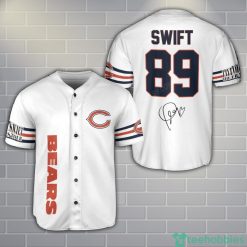 Chicago Bears Taylor Swift Baseball Jersey Shirt Custom Name Number For Fans Number 89 Product Photo 1