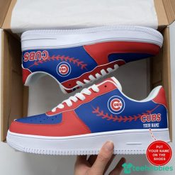 Chicago Cubs AF1 Sneakers Sport Shoes Air Force Shoes Personalized Name For Fans Product Photo 2