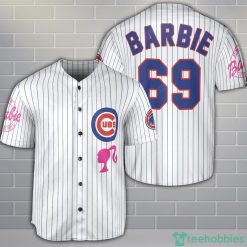 Chicago Cubs Barbie Baseball Jersey Shirt Custom Name Number For Fans Product Photo 1