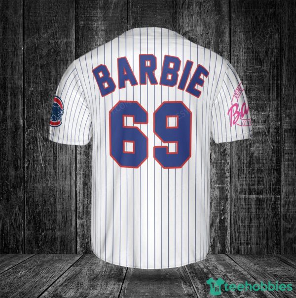 Chicago Cubs Barbie Baseball Jersey White Product Photo 3