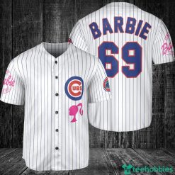 Chicago Cubs Barbie Baseball Jersey White Product Photo 1
