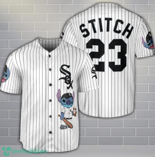 Chicago White Sox Lilo And Stitch Baseball Jersey Shirt Custom Name Number Team Gift Product Photo 1