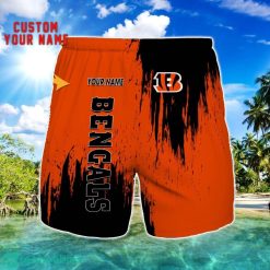 Cincinnati Bengals 3D Shorts All printing Beach Shorts Custom Name For Fans Product Photo 1