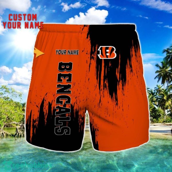 Cincinnati Bengals 3D Shorts All printing Beach Shorts Custom Name For Fans Product Photo 1