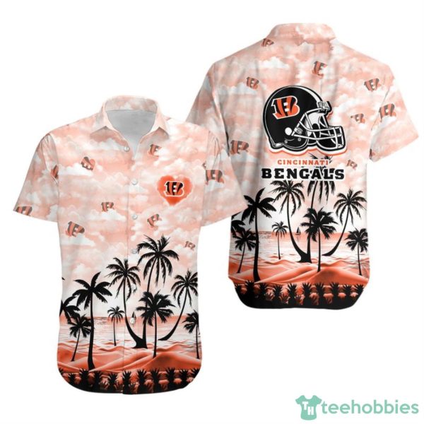 Cincinnati Bengals Coconut Palms Limited Edition Hawaii Shirt Summer Beach Shirt Product Photo 1