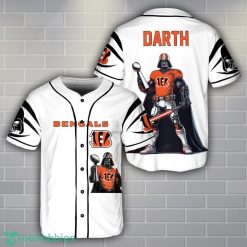 Cincinnati Bengals Darth Vader 3D Baseball Jersey Shirt Product Photo 1