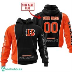 Cincinnati Bengals Personalized Name Number 3D Hoodie Team Gift Product Photo 1