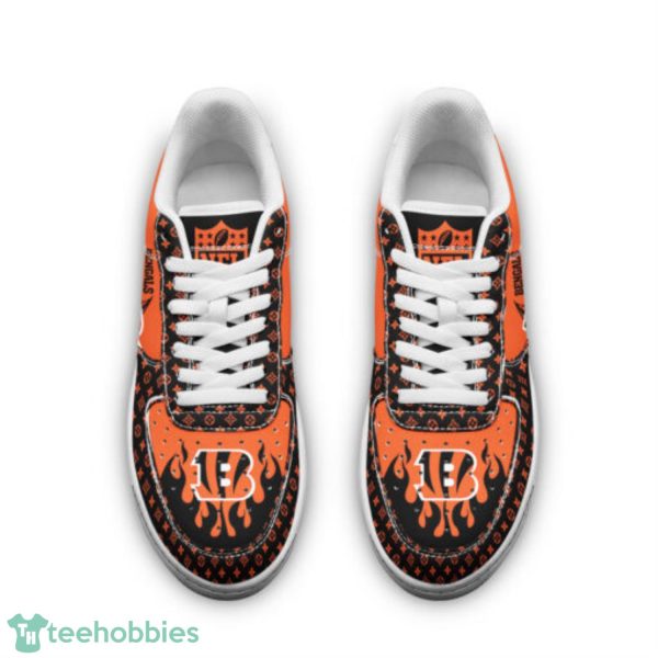 Cincinnati Bengals Sneakers Air Force Shoes Sport Fans Trending Shoes Product Photo 2