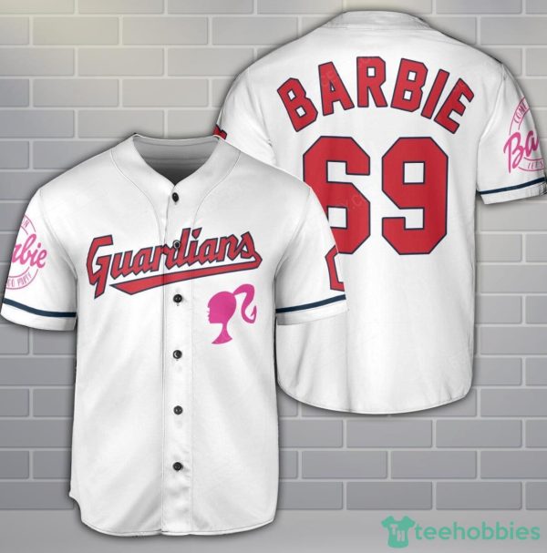 Cleveland Guardians Barbie Baseball Jersey Shirt Custom Name Number For Fans Product Photo 1