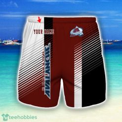 Colorado Avalanche Beach Shorts For Sport Fans Team Summer Gift Custom Name Product Photo 1