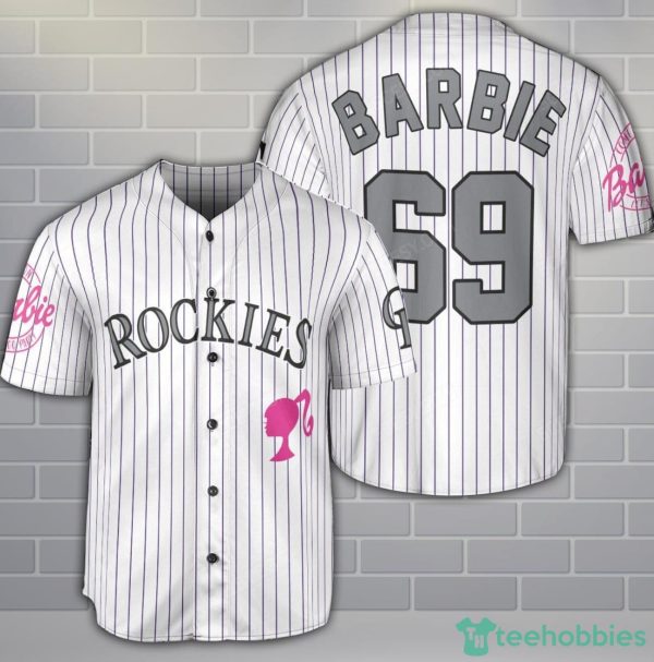 Colorado Rockies Barbie Baseball Jersey Shirt Custom Name Number For Fans Product Photo 1