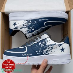 Custom Name Dallas Cowboys Personalized Air Force 1 Shoes Sport Sneakers Team Shoes Product Photo 3