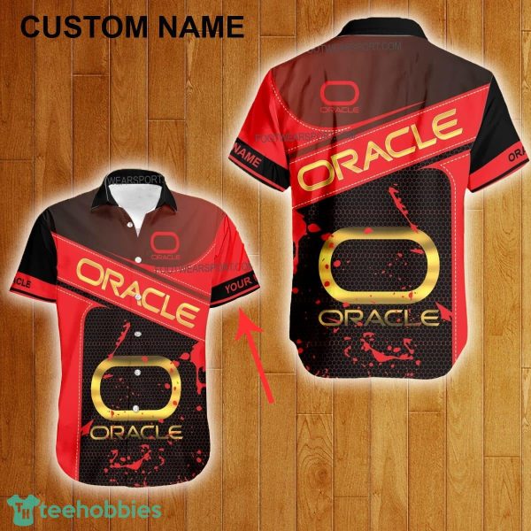 Custom Name Oracle Style Gold Hawaiian Shirt For Men Women Beach - Custom Name Oracle Style Gold Hawaiian Shirt For Men Women Beach