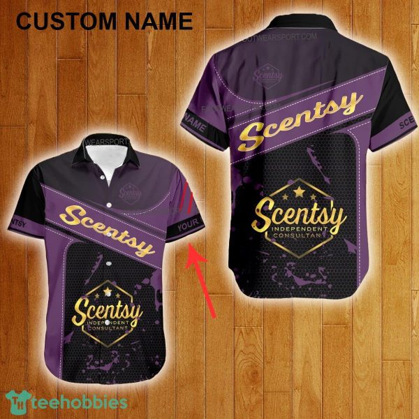 Custom Name Scentsy Style Gold Hawaiian Shirt For Men Women Beach - Custom Name Scentsy Style Gold Hawaiian Shirt For Men Women Beach