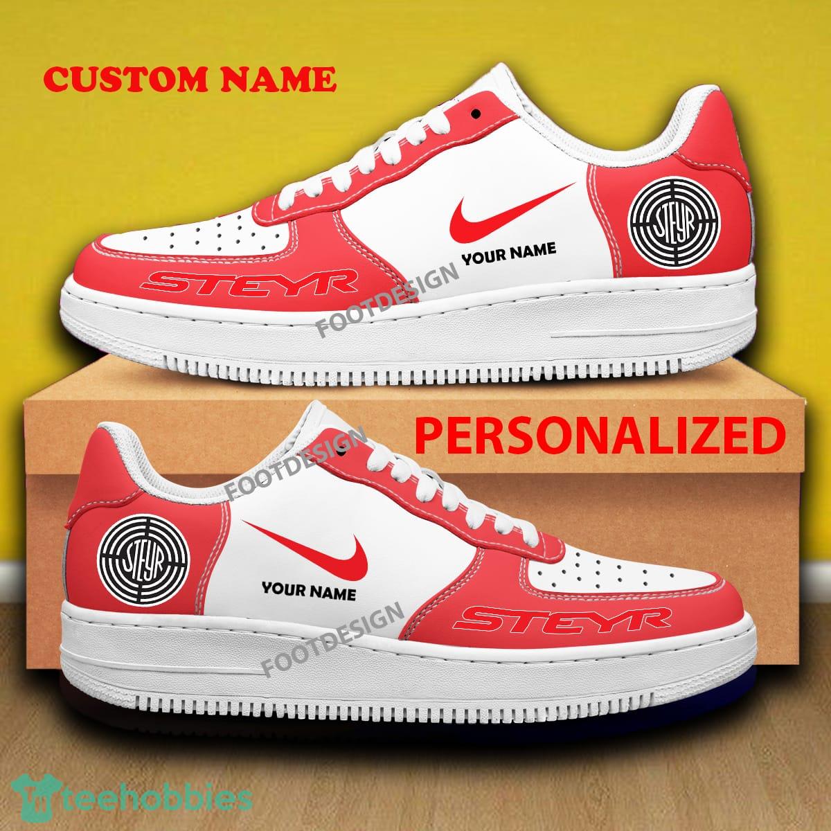 Custom Name Steyr Tractor Air Force 1 Shoes All Over Print Gift - Custom Name Steyr Tractor Air Force 1 Shoes All Over Print Gift