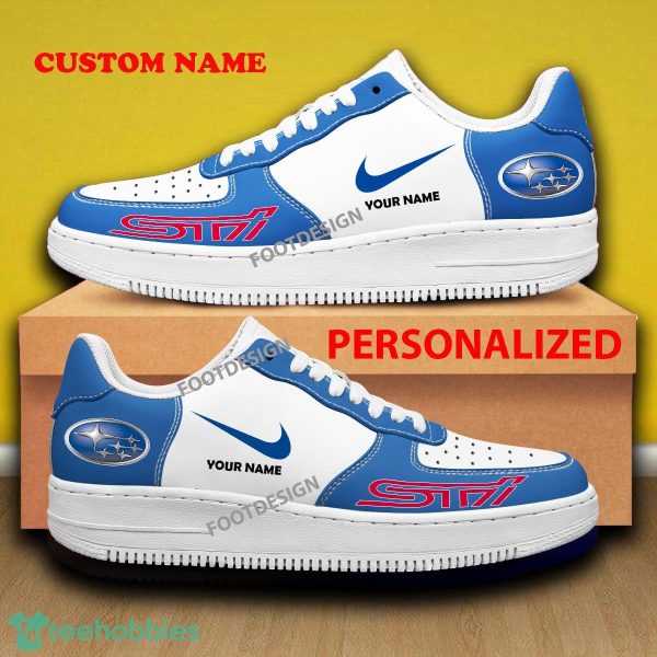 Custom Name subaru STI Car Racing Air Force 1 Shoes All Over Print Gift - Custom Name subaru STI Car Racing Air Force 1 Shoes All Over Print Gift