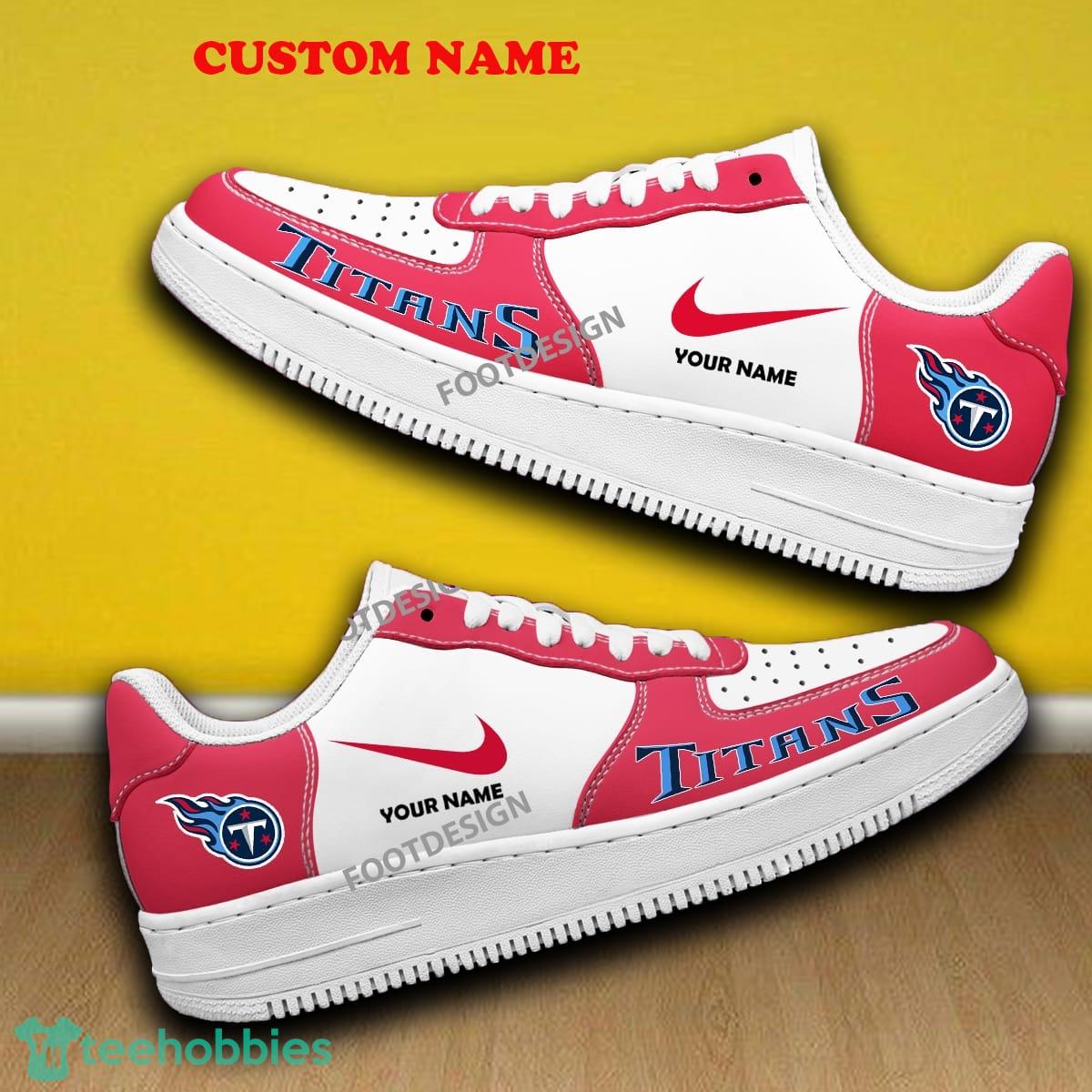 Custom Name Tennessee Titans Air Force 1 Sneaker All Over Print Gift - Custom Name Tennessee Titans Air Force 1 Sneaker All Over Print Gift