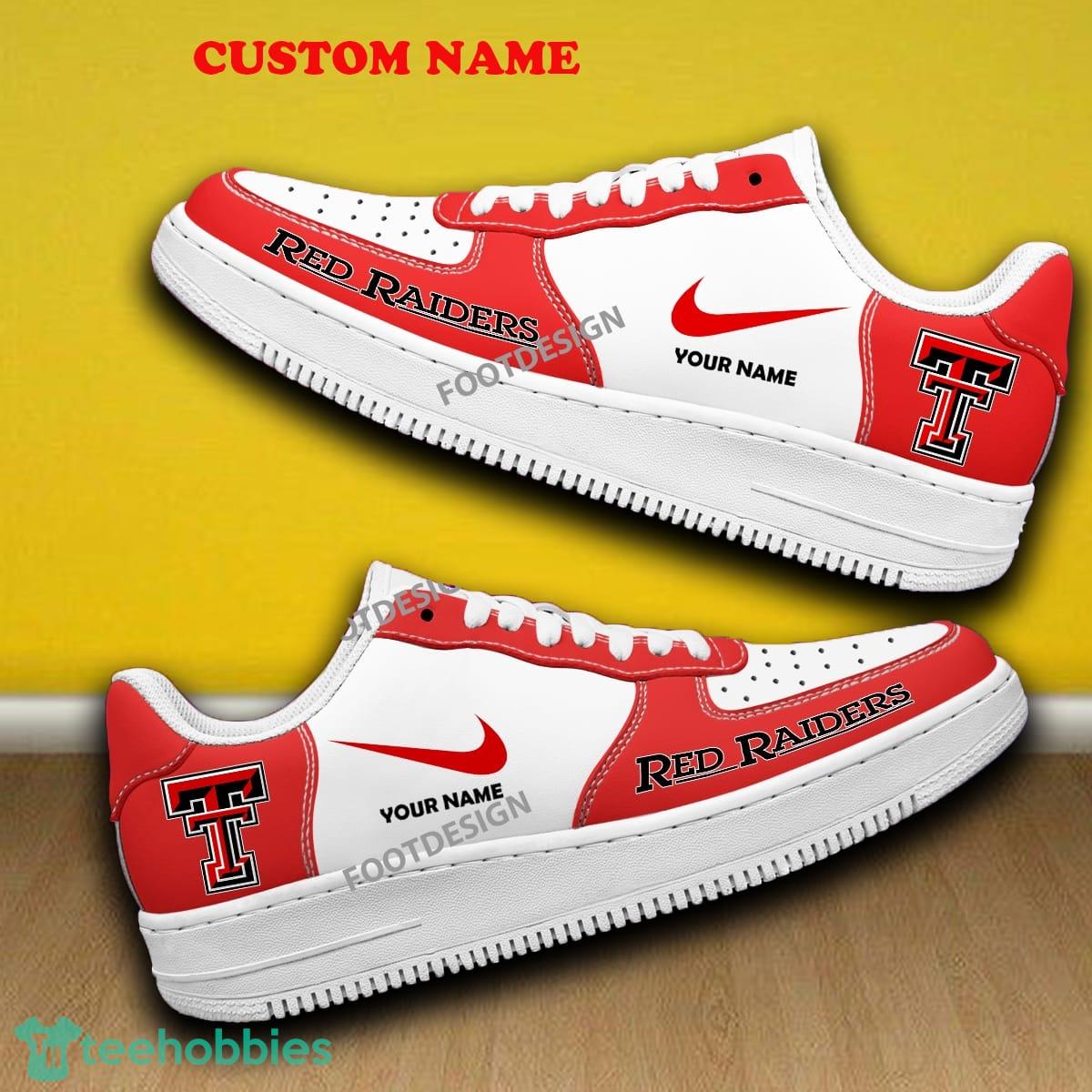 Custom Name Texas Tech Red Raiders Air Force 1 Sneaker All Over Print Gift - Custom Name Texas Tech Red Raiders Air Force 1 Sneaker All Over Print Gift